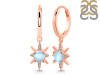 Moonstone & White Topaz Hoop Earring RBM-RDE-1470.