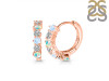 Moonstone & Opal & White Topaz Hoop Hoop Earring RBM-OPL-WTZ-RDE-1473.