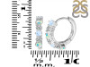 Moonstone & Opal & White Topaz Hoop Hoop Earring RBM-OPL-WTZ-RDE-1473.