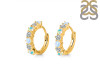 Moonstone & Opal & White Topaz Hoop Hoop Earring RBM-OPL-WTZ-RDE-1473.