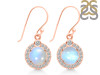 Moonstone & White Topaz Earring RBM-RDE-693.