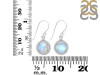 Moonstone & White Topaz Earring RBM-RDE-693.
