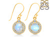 Moonstone & White Topaz Earring RBM-RDE-693.