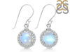 Moonstone & White Topaz Earring RBM-RDE-693.