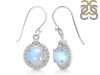 Moonstone & White Topaz Earring RBM-RDE-693.