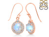 Moonstone & White Topaz Earring RBM-RDE-693.