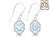 Moonstone & White Topaz Earring RBM-RDE-694.