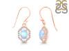 Moonstone & White Topaz Earring RBM-RDE-694.