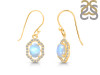 Moonstone & White Topaz Earring RBM-RDE-694.
