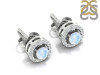 Moonstone & White Topaz Stud Earring RBM-RDE-984.