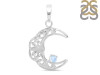 Moonstone Crescent Moon Pendant RBM-RDN-150-A.