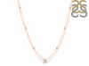 Moonstone & White Topaz Necklace RBM-RDN-400.