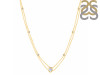 Moonstone & White Topaz Necklace RBM-RDN-400.