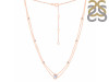 Moonstone & White Topaz Necklace RBM-RDN-400.