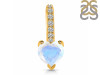 Moonstone & White Topaz Pendant RBM-RDP-540.