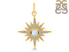Moonstone & White Topaz Pendant RBM-RDP-693.