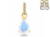 Moonstone & White Topaz Pendant RBM-RDP-757-CZ.