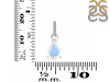 Moonstone & White Topaz Pendant RBM-RDP-757-CZ.