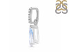 Moonstone & White Topaz Pendant RBM-RDP-757-CZ.