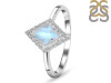 Moonstone & White Topaz Ring RBM-RDR-1645.