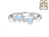 Moonstone & White Topaz Ring RBM-RDR-1661.