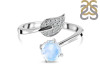 Moonstone & White Topaz Ring RBM-RDR-1684-ROSECUT.