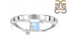 Moonstone & White Topaz Ring RBM-RDR-1712.