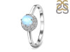 Moonstone & White Topaz Ring RBM-RDR-1746.