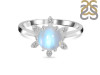 Moonstone & White Topaz Ring RBM-RDR-1747.