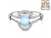Moonstone & White Topaz Ring RBM-RDR-1802.
