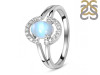 Moonstone & White Topaz Ring RBM-RDR-1802.