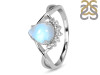 Moonstone & White Topaz Ring RBM-RDR-1930.