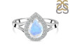 Moonstone & White Topaz Ring RBM-RDR-2253.
