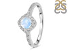 Moonstone & White Topaz Ring RBM-RDR-2260.