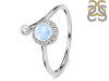 Moonstone & White Topaz Ring RBM-RDR-2261.