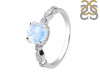 Moonstone & White Topaz Ring RBM-RDR-2269.