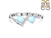 Moonstone & White Topaz Ring RBM-RDR-2295.