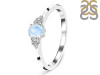 Moonstone & White Topaz Ring RBM-RDR-2542.