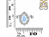 Moonstone & White Topaz Ring RBM-RDR-2770.