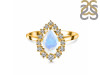 Moonstone & White Topaz Ring RBM-RDR-2770.