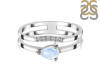 Moonstone & White Topaz Ring RBM-RDR-2862.