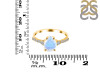 Moonstone & White Topaz Ring RBM-RDR-3148.