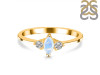 Moonstone & White Topaz Ring RBM-RDR-3155.