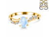 Moonstone & White Topaz Ring RBM-RDR-3163.