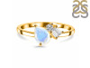 Moonstone & White Topaz Ring RBM-RDR-3199.
