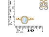Moonstone & White Topaz Ring RBM-RDR-3263.