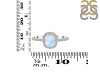 Moonstone & White Topaz Ring RBM-RDR-3263.