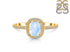 Moonstone & White Topaz Ring RBM-RDR-3263.