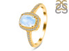 Moonstone & White Topaz Ring RBM-RDR-3263.