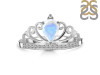 Moonstone & White Topaz Ring RBM-RDR-365.